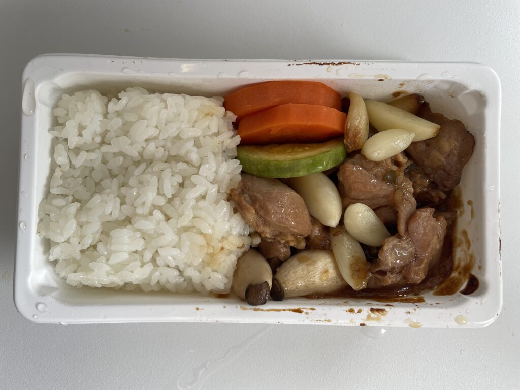 OZ157_機内食_2
