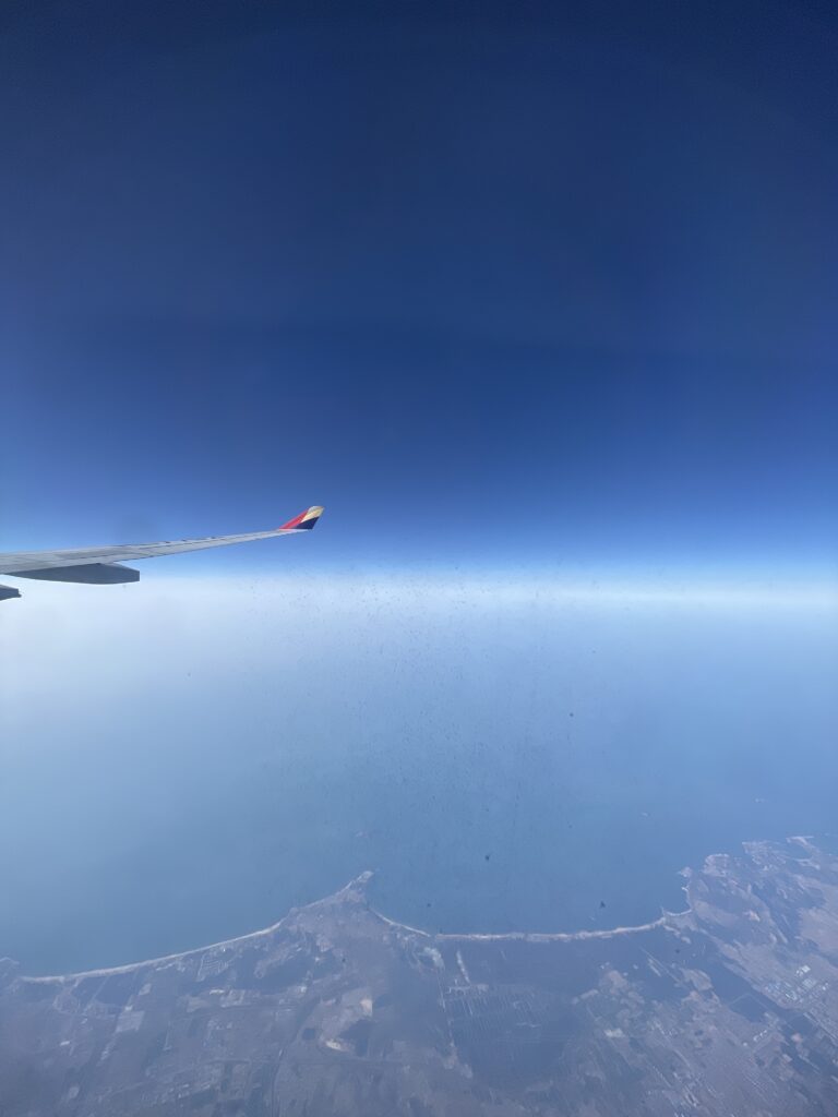 OZ573_山東省上空
