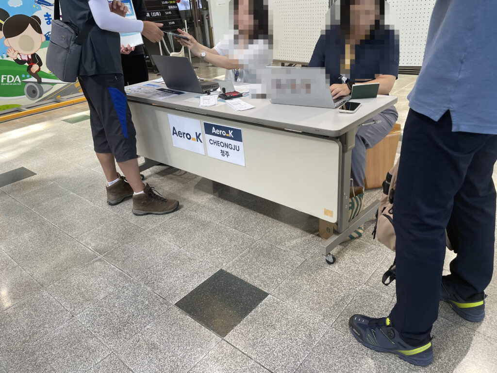 信州まつもと空港_エアロK_チェックインカウンター