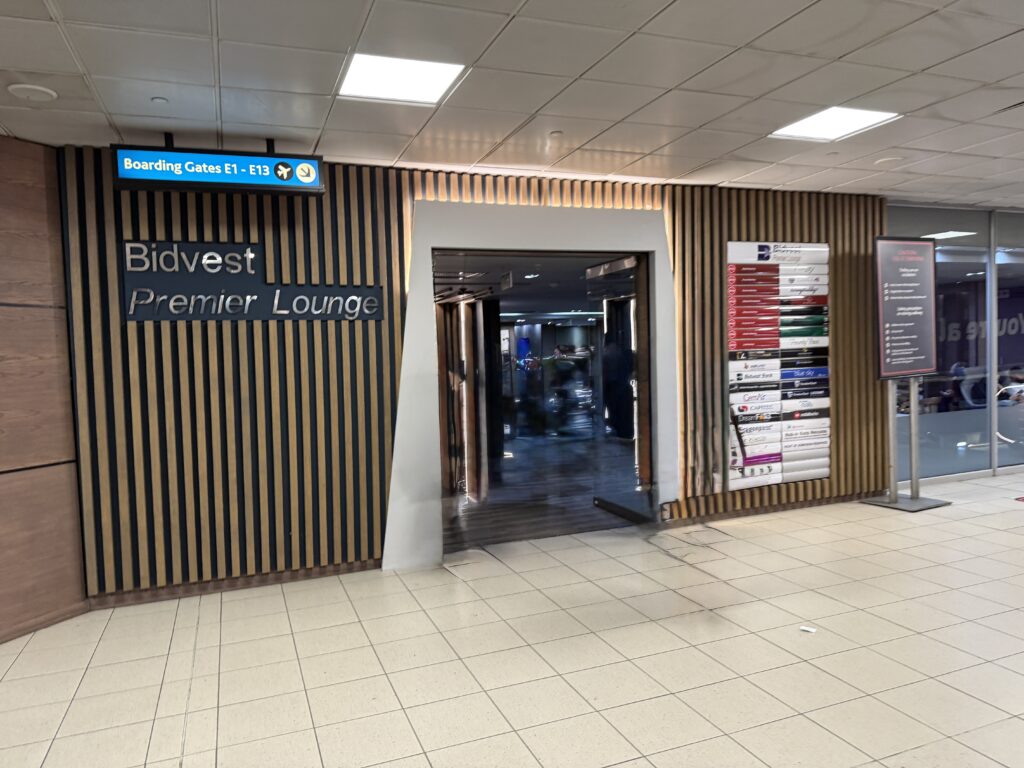 ヨハネスブルク国際空港_Bidvest Premier Lounge_外観