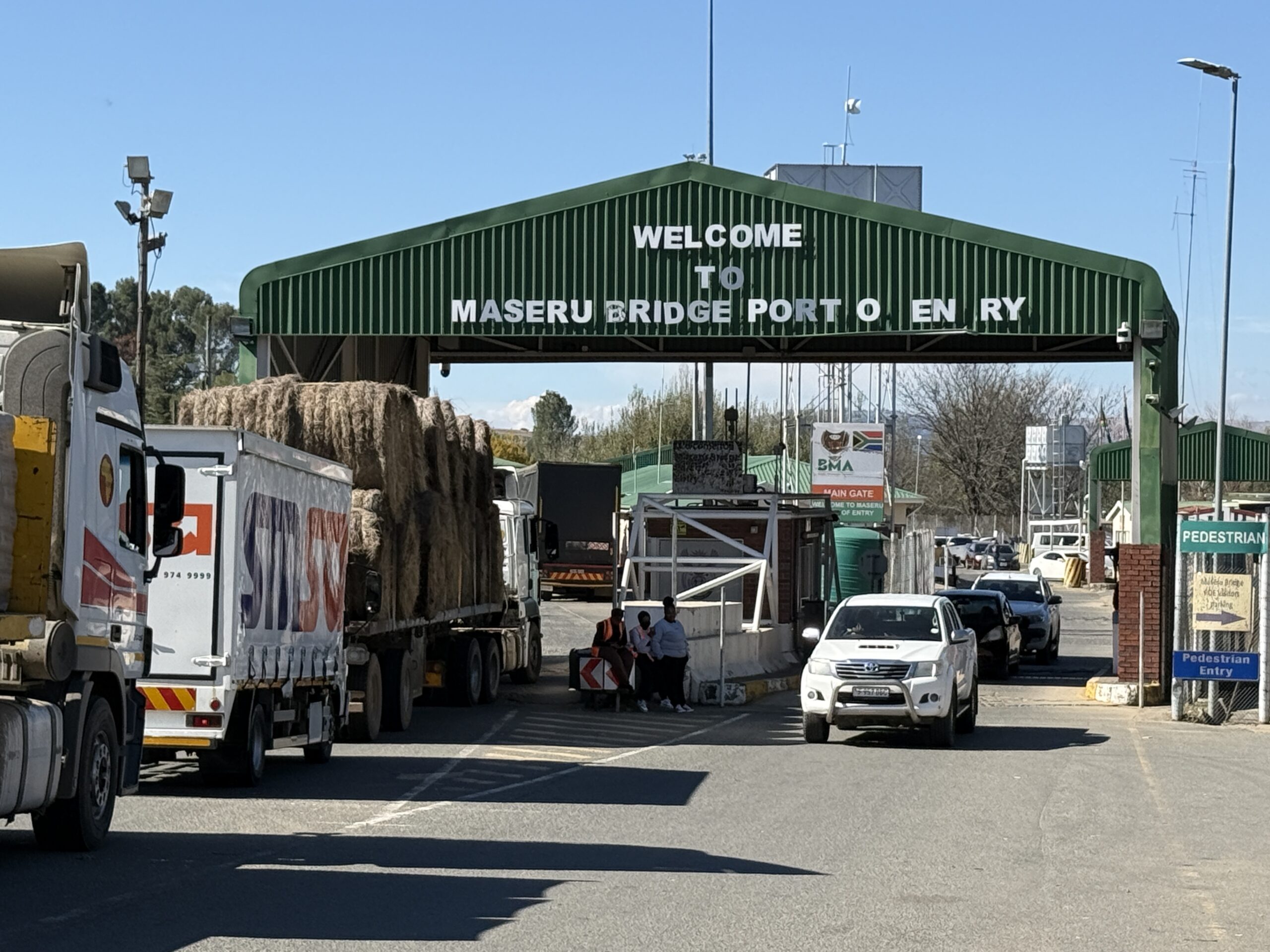 マセルブリッジ(南アフリカ、レソト国境)